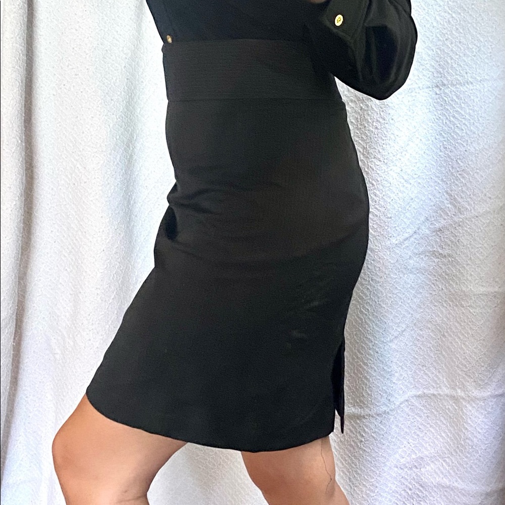 The Limited Black/Gray Pencil Skirt